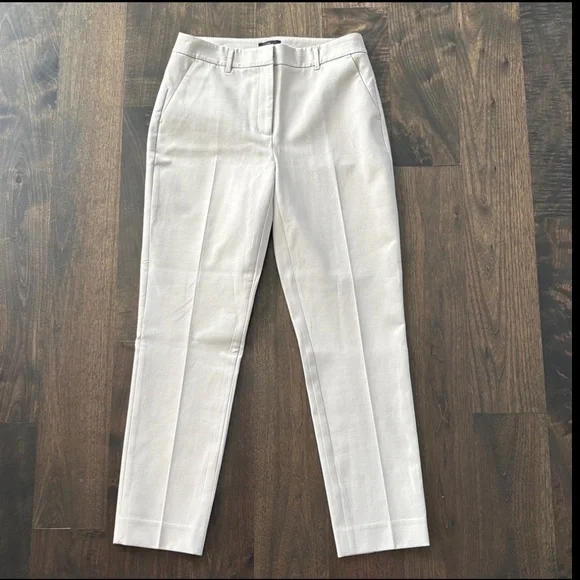 White House Black Market - Lt Beige Elle Straight Leg Ankle Pants - High Rise - Picture 6 of 6